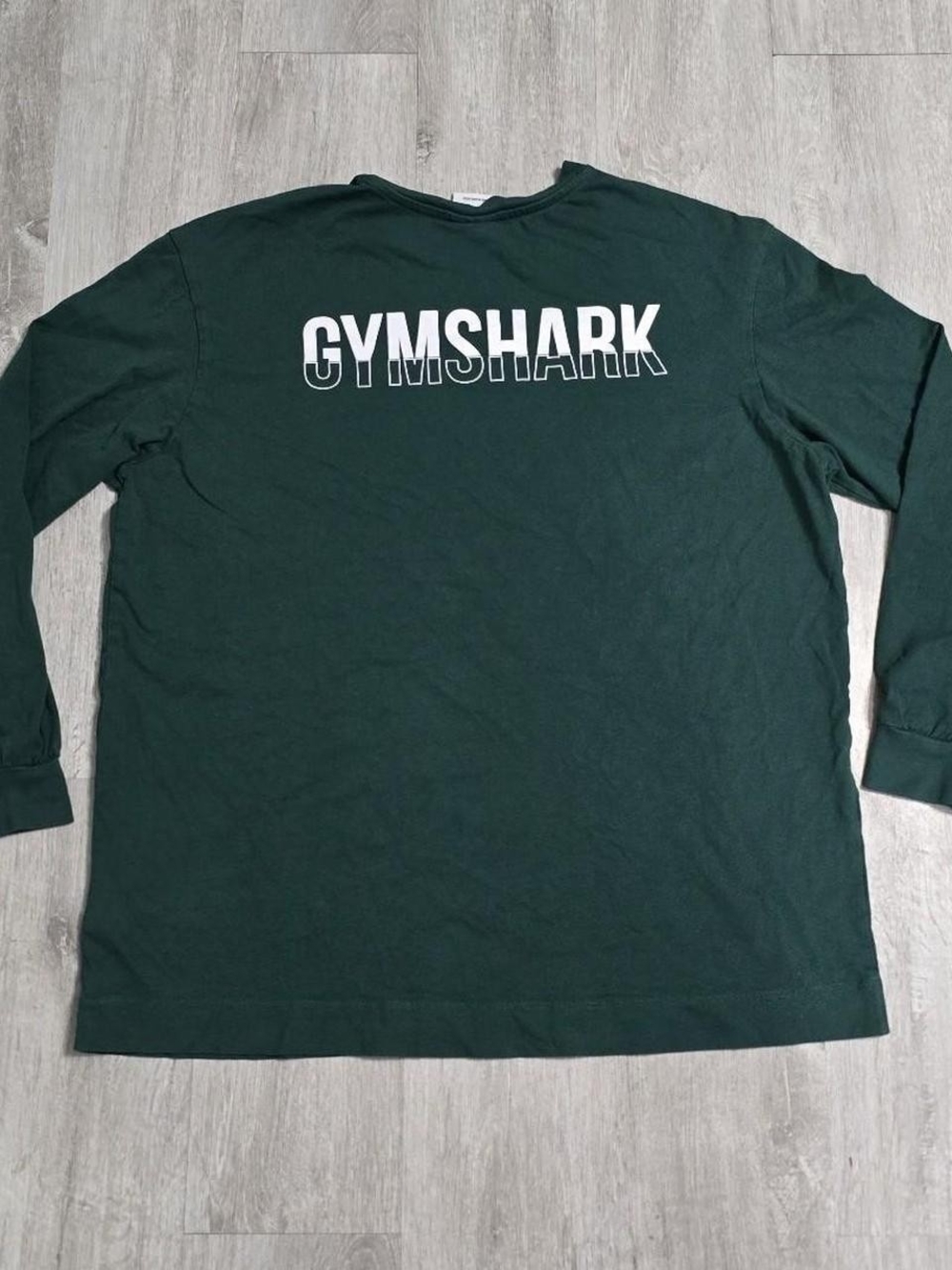 Gymshark Dark Green L/S Tee Womens Workout Activewear Large - Picture 1 of 6